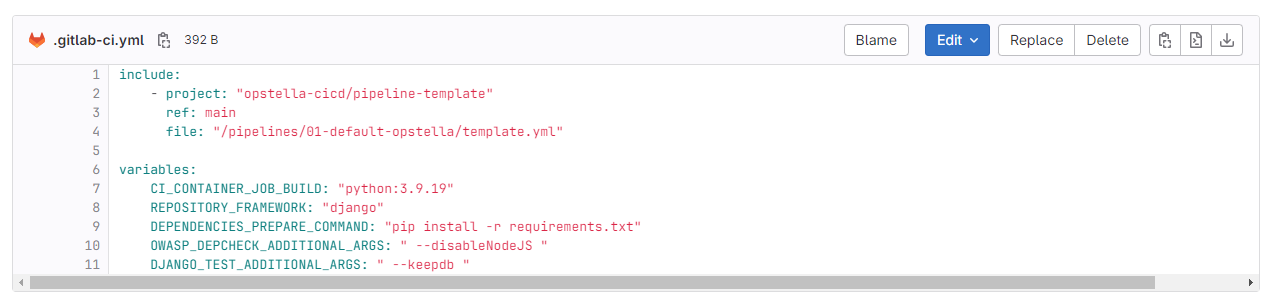 Detail Gitlab CI File