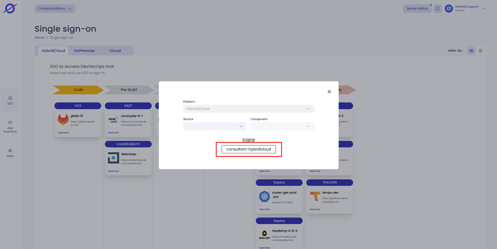 Img SSO Page Modal Vault Engine