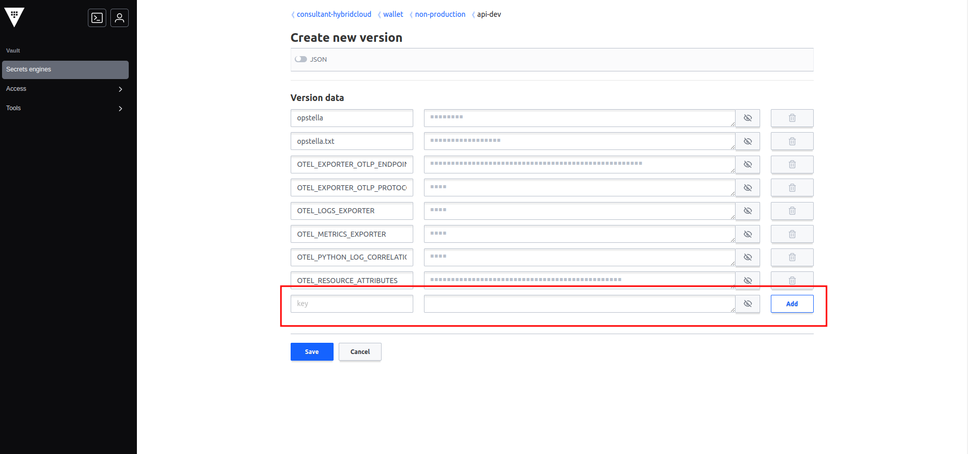 Img Vault Secret Create Input