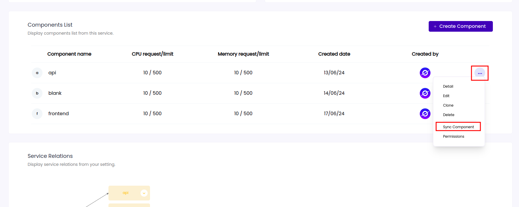 UpdateApplication
